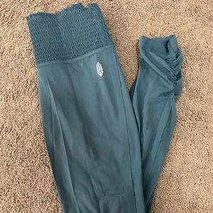 Free People Green Leggings